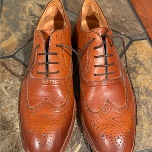 Beckett Simonon Tan Leather Oxfords